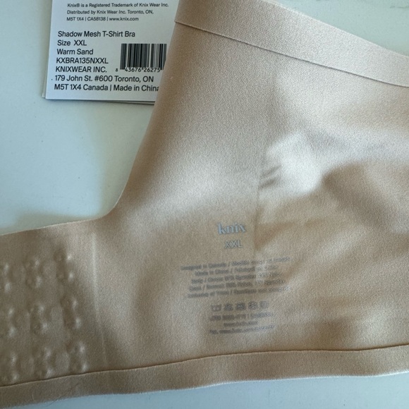 Knix Revolution Shadow Mesh Bra NWT XXL - Picture 11 of 12